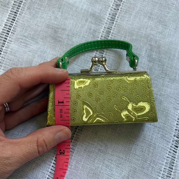 Tik.Tok Green Mini Bag with Butterfly Design - Picture 10 of 12